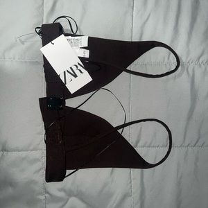 Zara brown top